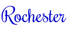 Rochester font